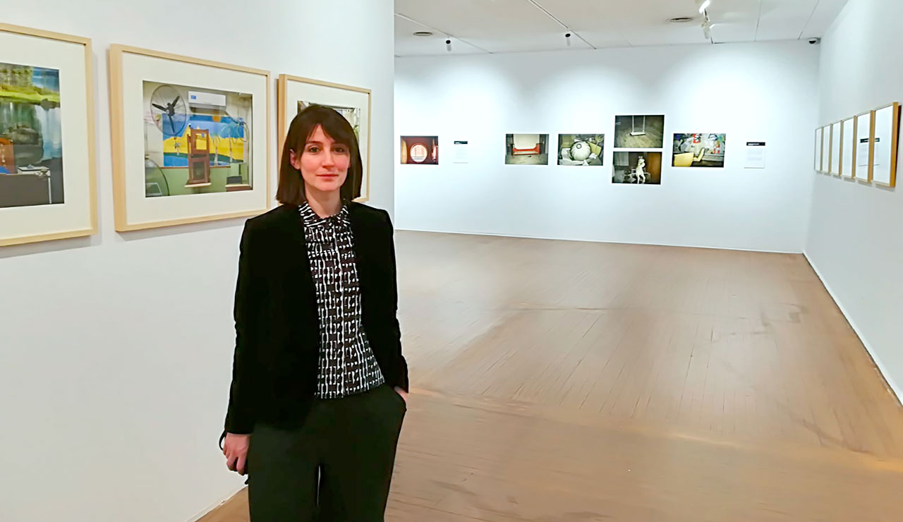 Exposición fotográfica, sala de arte